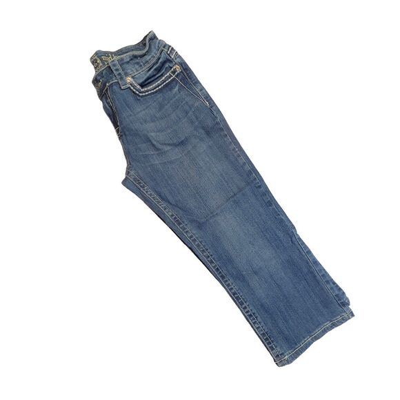 Zenim Denim Jeans Women's 5-Pocket Capri Mid-low Rise natural waist Sz‎ 6 pants - Picture 10 of 10